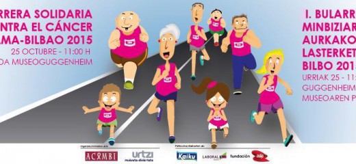 I CARRERA SOLIDARIA CONTRA EL CÁNCER DE MAMA EN BILBAO.