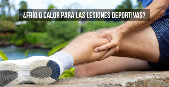 Frío o calor para las lesiones deportivas.