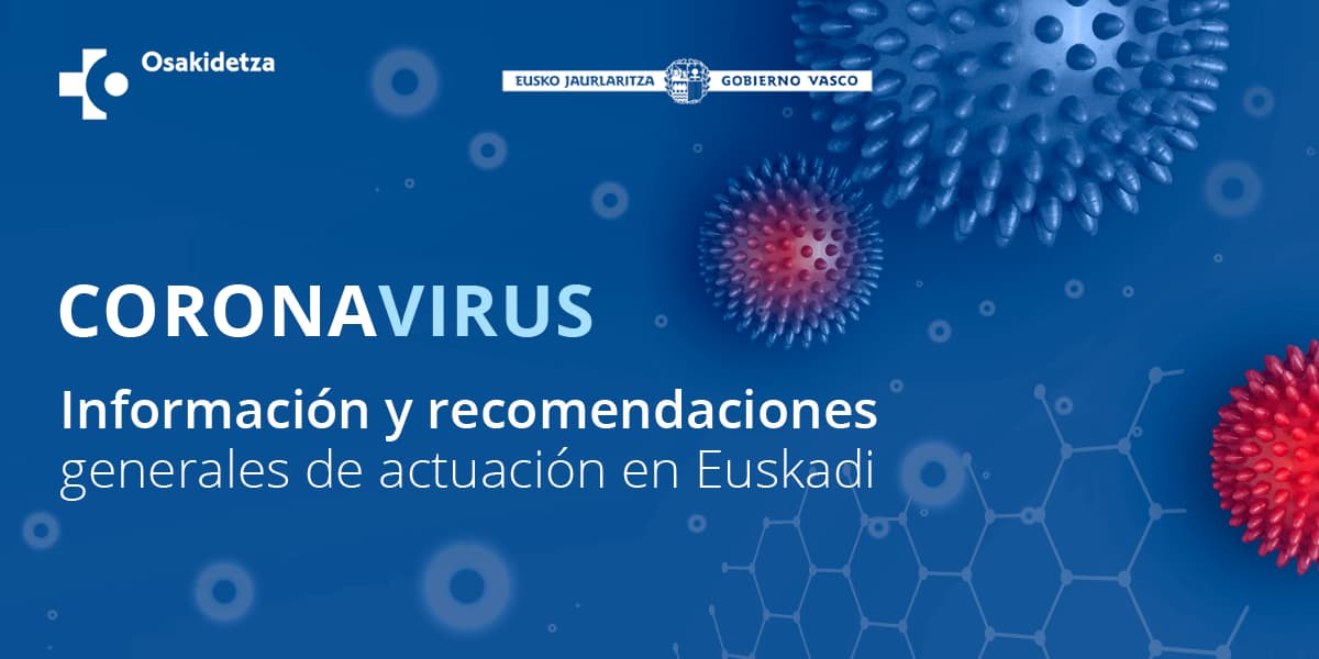 Con el objetivo de contribuir a contener la propagación de las infecciones por coronavirus y tras el acuerdo llevado a cabo ayer lunes en en el Consejo asesor del Plan de Protección Civil de Euskadi (LABI) presidido por el Lehendakari Iñigo Urkullu